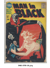 Man in Black #1 © September 1957, Harvey Comics